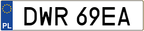 Truck License Plate